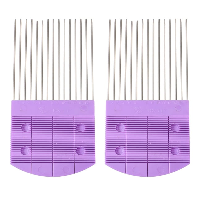 2Pcs Quilling Combs DIY Paper Craft Tools Paper Carding Holder Weaving Tools