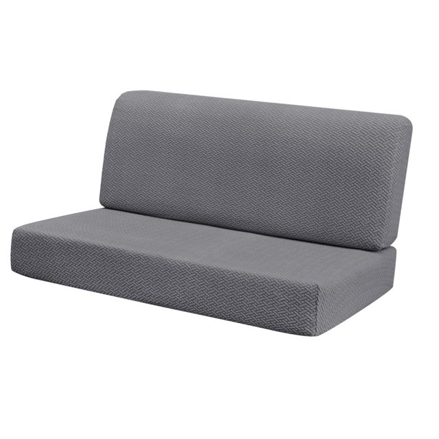 2024 RV Dinette Cushion Covers RV Sofa Cover RV Stretch Sofa Seat Slipcover Camper Cushion Slipcover for RV Camper Car Bench Gray