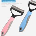 thumbnail image 4 of Pet Shedding Brush Grooming 2 Sided Undercoat Dog Cat HOT Pets Comb Tool, 4 of 8