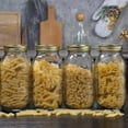 thumbnail image 4 of ZZkhGO Wide Mouth Half Gallon Glass Jar, Extra Large Canning Jar with Lid and Band, Airtight Pantry Storage Container for Home Preserving, 4 of 7