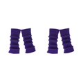 thumbnail image 1 of Shengyu 2pack/lot 90s leg warmer Warmth All Keep Fashinable 2pieces Colorful And For All Trendy Occasions Texture Match Deep Purple 1 2Set, 1 of 6
