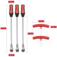 thumbnail image 3 of Tire Lever Set Bike Motorcycle Tire Spoon Tyre Changing Tool Tire Removal Tools with Rim Protectors Valve Cores Red 22, 3 of 7