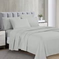 thumbnail image 1 of Swift Home Luxury 4-Piece Sheet Set with Extra Pillow Case, Twin, Light Gray, 1 of 8