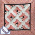 thumbnail image 2 of Ensemble de Règles de Coupe pour Courtepointe Éventail, 3 Pcs, Motif Bouquet pour Découpe Rotative avec Lignes de Mesure Gravées, 2 of 7