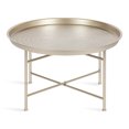 thumbnail image 3 of Kate and Laurel Table Basse Moderne Mahdavi au Design Unique et Sophistiqué, Argent, 3 of 8