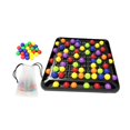 thumbnail image 1 of Lipstore Peg Board Beads Game Creative Rainbow Matching Game for Game Travel Children 80 pieces, 1 of 8