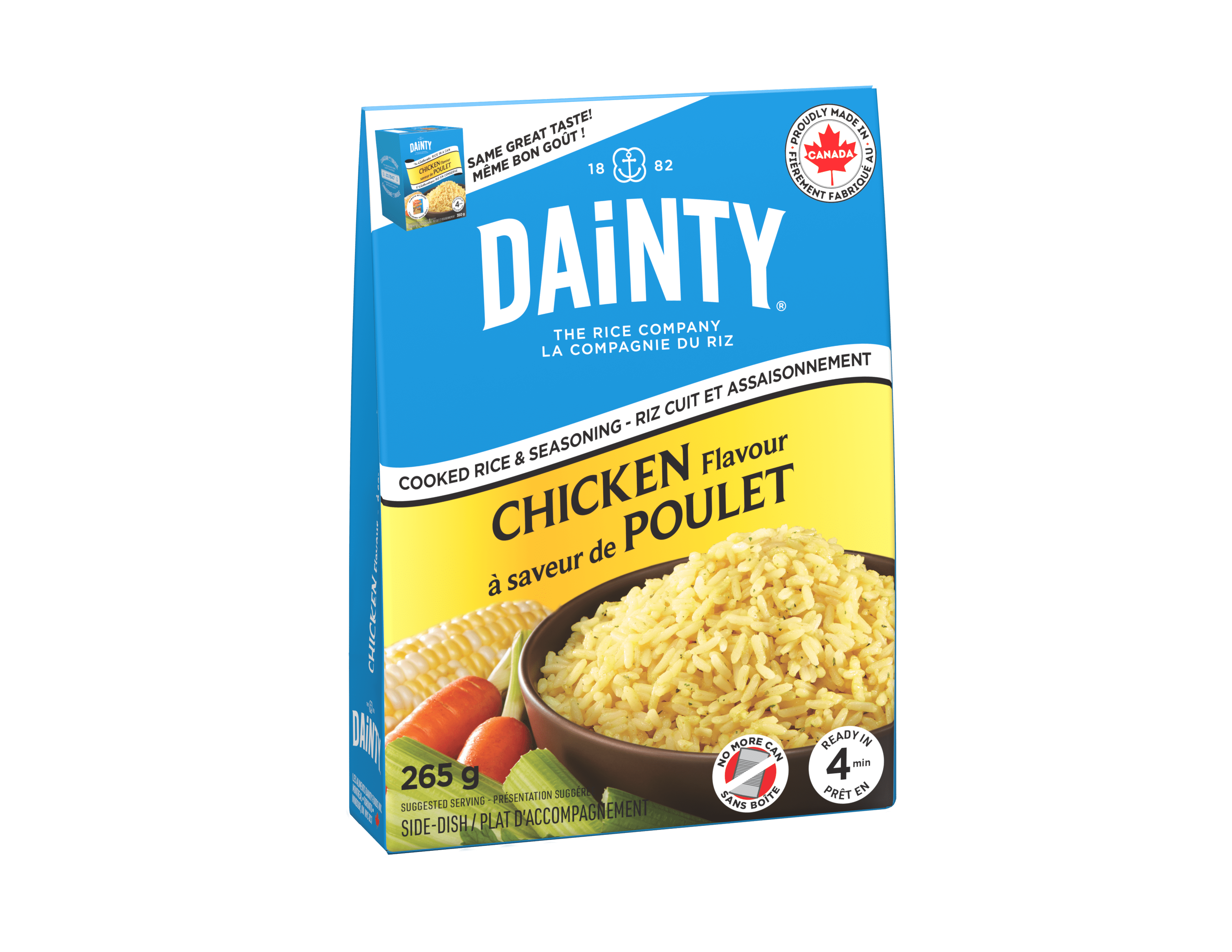 Dainty Cooked Rice & Seasoning - Chicken Flavour