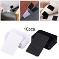 thumbnail image 3 of Luckyn 10 Pcs Rug Grippers Carpet Anti-Slip Pad Sticker Tape Non Slip Carpet Grippers White, 3 of 9