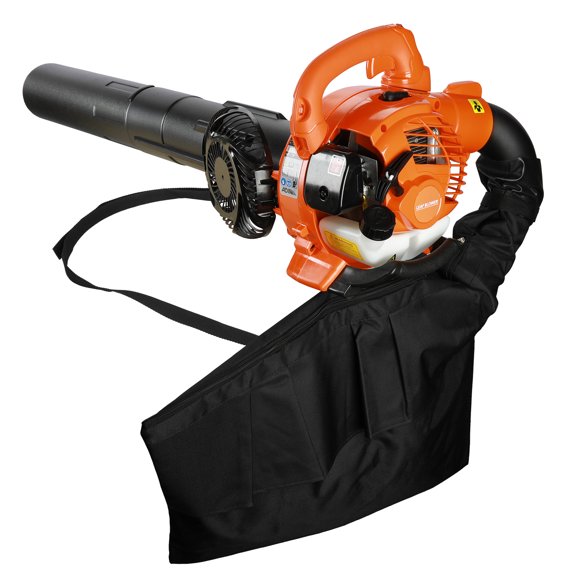 Limorve Souffleur de Feuilles à Gaz à 2 Temps, Souffleur Portatif à Double Usage avec Tuyaux Droits et Incurvés pour le Nettoyage de la Cour et de la Neige