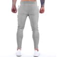 thumbnail image 4 of FAIWAD Men's Slim Sweatpants Elastic High Waist Drawstring Workout Athletic Pants with Pockets, 4 of 7