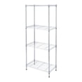 thumbnail image 1 of Mainstays 4-Tier Wire Shelving Unit, Metal Storage Rack, Adjustable Organizer, Perfect for Pantry Laundry Bathroom , Kitchen etc., 1 of 8