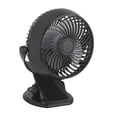 thumbnail image 1 of Mainstays  Rechargeable Clip Fan in Black, 1 of 5