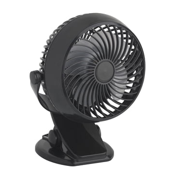 Mainstays Rechargeable Clip Fan in Black