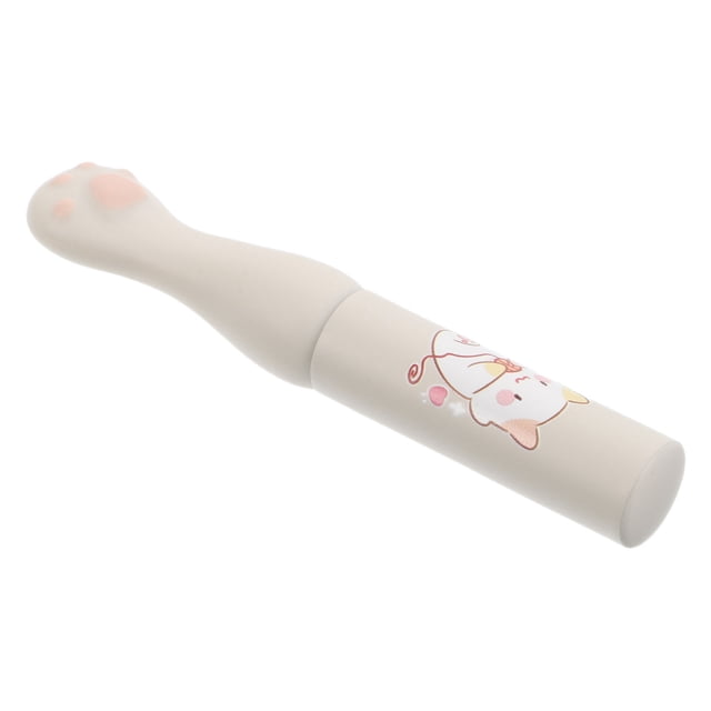 TEHAUX Brosse à Lèvres en Silicone en Forme de Griffe de Chat avec Couvercle Applicateur de Rouge à Lèvres Réutilisable Outil de Maquillage Doux Multicolore