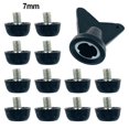 thumbnail image 1 of GLFILL 12 Pcs Crampons de Bottes de Football Pointes Stables Antidérapantes pour Chaussures de Rugby Chaussures de Randonnée 7 mm, 1 of 9