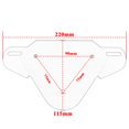 thumbnail image 2 of DYNWAVECA Support de Plaque d'Immatriculation de Moto, Cadre de Plaque d'Immatriculation, Support de Plaque d'Immatriculation Haute Performance Robuste, pour G310GS, 2 of 10