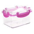 thumbnail image 1 of facefd Girls' INS Sealed Storage Transparent Mini Storage Box Salad Snacks Fruit Preservation Box Desktop Storage and Organization, 1 of 8