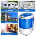 thumbnail image 2 of Costway 5.5lbs Portable Mini Compact Washing Machine Electric Laundry Spin Washer Dryer, 2 of 10
