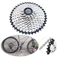 thumbnail image 4 of Vitesses de Roue Libre de Vélo 11-25T/46T Pignon de Volant d'Inertie Plein en Acier de Remplacement Composant de Réparation de Pignon de Route de Montagne 11-40T, 4 of 8
