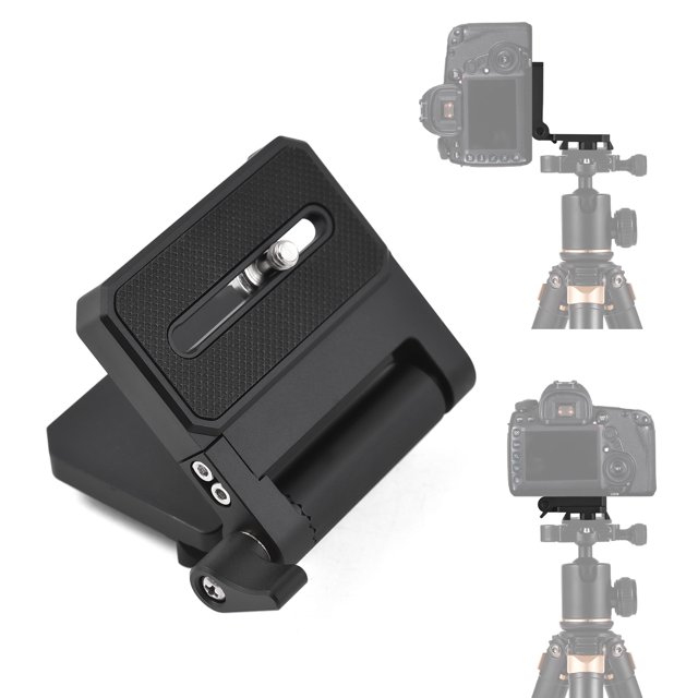 Foldable L-shaped Quick Release Plate Camera L Bracket Aluminum Alloy