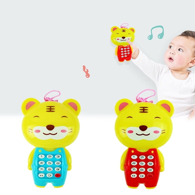 IMENGL Early Education Learning Machine Cartoon Animals Music Phone Toy Early Education Learning Machine Puzzle Science Teaching Toy For Children Early Classifying,Education Materials,Humanizing Edu