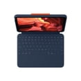 thumbnail image 2 of Logitech Étui Clavier Rugged Combo 4 pour iPad (10e Génération) - Étui Clavier et folio - Apple Smart connector - Bleu Classique - pour Apple 10.9-inch iPad (10e Génération), 2 of 15