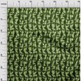 thumbnail image 3 of oneOone Velvet Green Fabric Abstract Sewing Material Print Fabric By The Yard 58 Inch Wide, 3 of 4