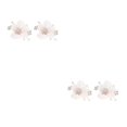 thumbnail image 4 of mmirethe 2 Pcs Pinces à Chaussures de Mariage Bijoux Robe de Fête pour Mariée Accessoires Chapeau Type A 2Ensemble, 4 of 6
