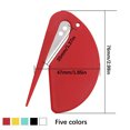thumbnail image 2 of Green Plastic Letter Opener Mail Envelope Paper Document Slitting Tool Office Supply Green #B88WL, 2 of 8