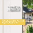 thumbnail image 3 of Door Slide Lock Keyless Entry Door Lock Thickened Stainless Steel Sliding Door Lock Easy To Replacement Parts Shelf Outdoor Kitchen Faucet Brass 64975lfgllhp Faucet Spray Head Water Faucet Kitchen, 3 of 3