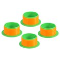 thumbnail image 1 of Unique Bargains Poignée de Rétrécissement 3 Pouces, Distributeur de Pellicule Extensible 4 Pcs Distributeur de Film Extensible Main en Plastique pour Meubles, Vert, 1 of 5
