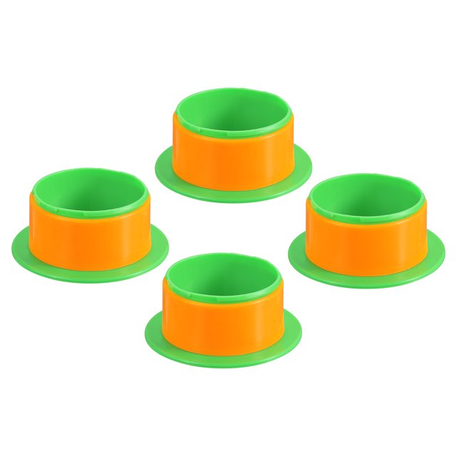 Unique Bargains Poignée de Rétrécissement 3 Pouces, Distributeur de Pellicule Extensible 4 Pcs Distributeur de Film Extensible Main en Plastique pour Meubles, Vert