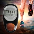 thumbnail image 4 of TIELUTT 3D Digital Walking Distance Clip On Pedometer Step Counter with Clip Memory Walking Distance Miles/km Exercise Talking Clock Partner Bracelet Bracelet for Men Binary Clock Fitness Bracelet Te, 4 of 8