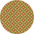 thumbnail image 1 of Ahgly Company Tapis Rond Lavable en Machine Intérieur Transitionnel Acajou Brun, 4 Pieds Rond, 1 of 7