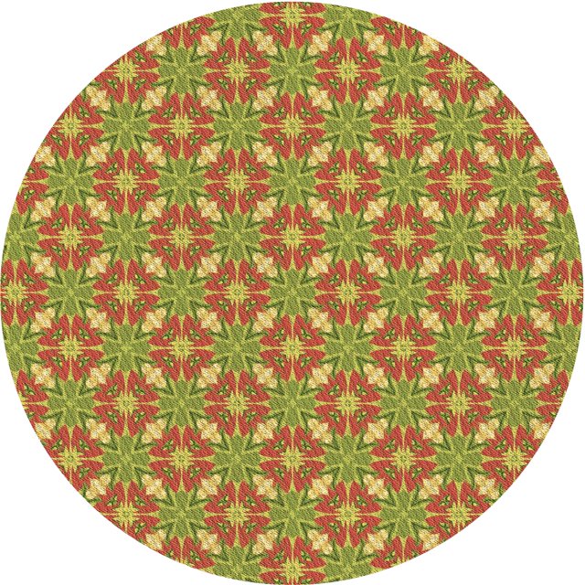 Ahgly Company Tapis Rond Lavable en Machine Intérieur Transitionnel Acajou Brun, 4 Pieds Rond