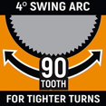 thumbnail image 3 of Combination Ratcheting Wrench, 90-Tooth, 12-Point, 1-1/4 In. - 86956, 3 of 9