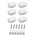thumbnail image 2 of 6x Large Tuner Machine Head Replacement Buttons #2 White Pearl, 2 of 8