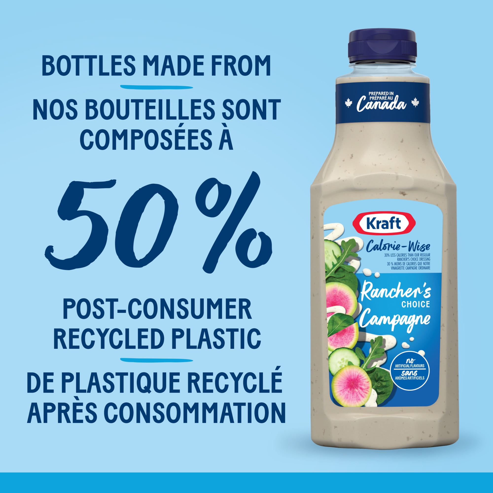 Vinaigrette Campagne Calorie-Wise, Bouteille