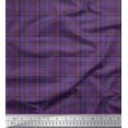 thumbnail image 1 of Soimoi Cotton Duck Fabric Plaid Check Print Fabric by Yard 56 Inch Wide, 1 of 3