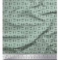 thumbnail image 1 of Soimoi Cotton Poplin Fabric Geometric Small Fabric Prints by Yard 56 Inch Wide, 1 of 3