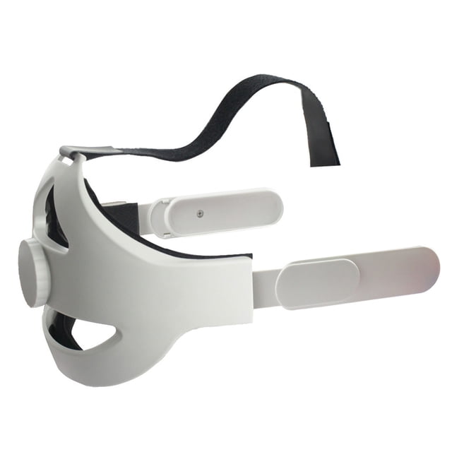 Graflsoa Comfortable White VR Headband for Oculus Quest 2 - Lightweight ABS Replacement Strap