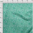 thumbnail image 3 of oneOone Velvet Sea Green Fabric Abstracts Craft Projects Decor Fabric Printed By The Yard 58 Inch Wide, 3 of 5