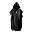 thumbnail image 2 of Surf Poncho Changing Robe Front Lightweight Microfiber with Soft Wetsuit Changing Towel for Outdoor Sports, Swim - Black, 2 of 8