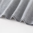 thumbnail image 5 of MIASHUI Chemise à Manches Longues pour Garçons Filles Col à Revers Boutons Hauts d'École, Gris, 1-2 Ans, 5 of 5