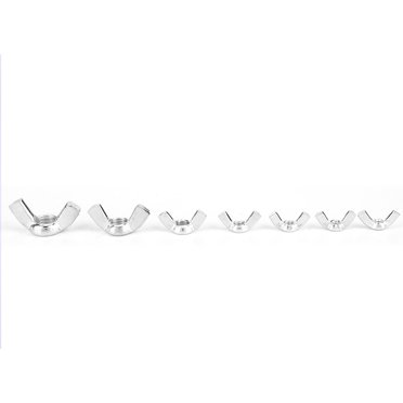 Écrous à Ailes, 100 Pcs Écrous à Ailes Papillon Écrou Papillon Écrou en Acier au Carbone Confort Ultime