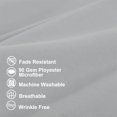thumbnail image 3 of PiccoCasa 2 Pcs Body Pillowcases Microfiber Envelope Long Pillowcover, Queen Grey, 3 of 8