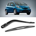 thumbnail image 4 of Car Accessory, Windscreen Rear Wiper Arm Blade, Black Wiper Blade Ansd Arm Set Pressure Resistance Windshield Fit For  JAZZ/FIT 2002--2008 Repair, 4 of 8