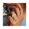 thumbnail image 2 of 1,00 Ct T.p. Rond Naturel Diamond Dernier Design Alliance Éternité pour Femmes en Or Jaune Massif 18K Taille 8, 2 of 7