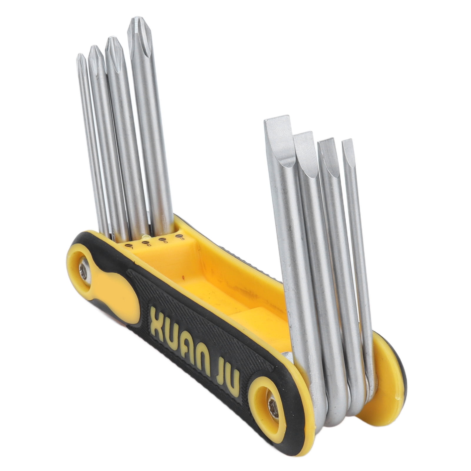 Screwdriver Hand Tool,Folding Screwdriver 8 in Folding Screwdriver Set Screwdriver Convenient Use
