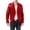 Red, variant on Leather Jackets for Men, Solid Colour Motorcycle Lapel Asymmetric Zip-Up Belt Slim Fitting Biker Coats Black M